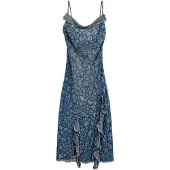 Desigual Robe bleu / blanc
