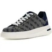 GUESS pour homme. FMJEBAFAL12 Trainers Elba navy (44), Plat, Lacets, Casuel, Marine