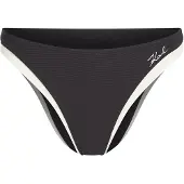 Karl Lagerfeld Bas de bikini noir / blanc cassé