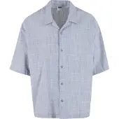 Urban Classics Tb7562 Short Sleeve Shirt Bleu S Homme