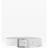 Bonprix Ceinture en cuir à boucle carrée