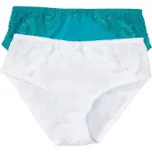 Bonprix Lot de 2 slips maxi avec dentelle