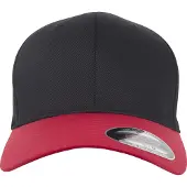Flexfit Casquette rouge feu / noir