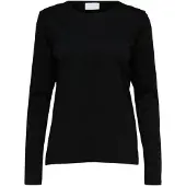 Selected T-shirt 'SLWESSENTIAL' noir
