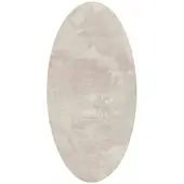 vidaXL Tapis ovale HUARTE Beige 80 x 150 cm 100 % polyester