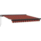 vidaXL Store extensible rouge et noir 300 x 250 cm