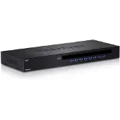 Trendnet Boîtier de commutation KVM - 8 Ordinateur(s) - 2048 x 1536 - 2 x Port PS / 2 - 1U - Montable en rack
