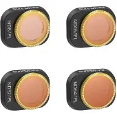 Sunnylife 4 Lens Filters Nd/pl 8163264 For Dji Mini 4 Pro Noir