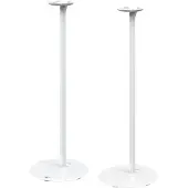 Goobay 71983 Basic Support de haut-parleur Modern Era 1 Base, blanc - 2 pièces, compatible avec le Sonos Era 100, avec le design réduit parfaitement adapté aux haut-parleurs Sonos