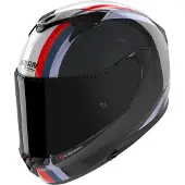 Nolan X-904 ULTRA CARBONE GEMINI Casque Intégral Blanc/Bleu/Rouge S unisex