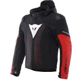 Dainese Super Sprint Air, veste en textile ,Noir/Blanc/Rouge ,50