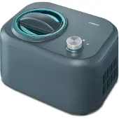 Medion Machine à glace à compresseur (auto-réfrigérante, convient pour la préparation de glaces, yaourts glacés & sorbets, 1 litre, 100 watts, bac à glace en aluminium, MD 10169)