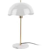 Leitmotiv - Tafellamp Waved Dome - Wit (E27)