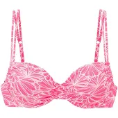 Venice beach Hauts de bikini rose clair / blanc