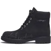 Ed Hardy Bottines à lacets 'Flamme' noir / argent