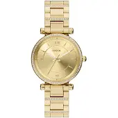 Fossil Montre à affichage analogique 'CARLIE' or