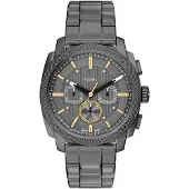Fossil Montre à affichage analogique or / gris argenté / noir / blanc