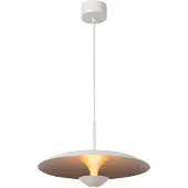 Lucide Lampe pendante de conception Kenneth blanc Ø 40cm