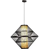 Lucide Lampe suspendue Pasquino Ø 60 cm noirs