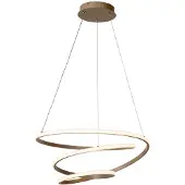 Lucide Lampe pendante moderne Espiral marron sable 40W