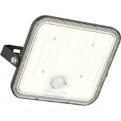 RL Projecteur mural solaire LED, noir, mat, capteur, batterie, L 20 cm