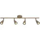 Lucide Projecteur de plafond Tiana Taupe 4 clairs