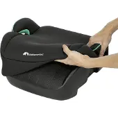 Bebeconfort Gaia i-Safe, Siège enfant reboarder, Compact et léger, Facile à installer avec la ceinture, 6-12 ans, 22-36 kg, 128-150 cm, Mineral Black