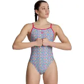 Arena Femmes, Maillot de bain, Starfish Lace, Multicolore, (34)