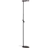 Lucide ORTOLAN – Lampe sur pied – LED avec réglage de l'intensité lumineuse – Température de couleur réglable (CCT) – 2700 K / 4000 K – Noir