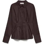 Vero Moda Chemisier 'VMAlva' chocolat