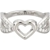 Elli Bague 'Heart' argent