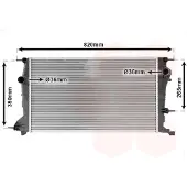 VAN WEZEL Radiateur, refroidissement du moteur (1710-21257) adaptable sur Renault