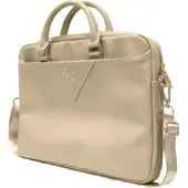 GUESS Torba GUCB15ZPGSTEGD 16" złoty/light gold Triangle 4G (16"), Sac pour notebook, Or