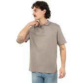HUGO Dalumo 10257070 Short Sleeve Polo Marron S Homme