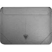 GUESS Manchon GUCS16PSATLG 16 quot argent (16", Universel), Sac pour notebook, Argent