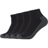 Camano Chaussettes de sport gris foncé / noir