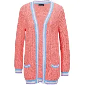 Goldner Cardigan bleu clair / violet / orange / blanc