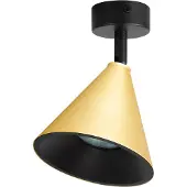 Valotorni Spot encastrable doré pour cuisine et salon 1xGU10 10W CONE