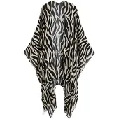 Bonprix Poncho à motif zèbre