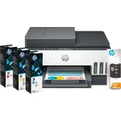 HP Smart Tank 7307 + 1 Set de Bouteilles d'Encre Supplémentaires