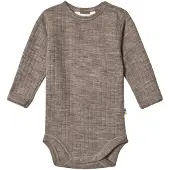 Joha Body m/l - Laine - Marron Chiné - - 60 - Body M/L