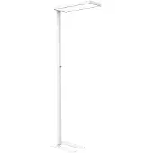 MAUL Lampe sur pied MAULjura LED 4.000 K dimmable Pied 196,5 cm blanc