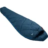 Vaude Sioux 400 Ii Sleeping Bag Bleu Regular / Left Zipper