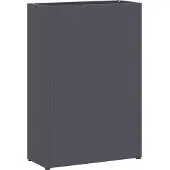 vidaXL Porte-parapluie avec stockage Anthracite 28 x 12 x 41 cm Métal