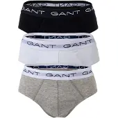 Gant Slip gris chiné / noir / blanc