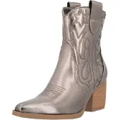 Salinyang Bottes de cowboy argent
