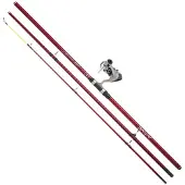Daiwa Sweepfire+q860fm Surfcasting Combo Rouge 4.20 m / 100-200 g