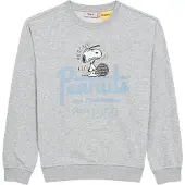 ONLY GIRLS Sweat-shirt 'KOGRACQUET' bleu clair / gris chiné / noir