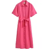 Gant Robe Longue à Manches Courtes 4503495 Linen