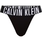 Calvin Klein Swimwear Bas de bikini 'Intense Power' noir / blanc